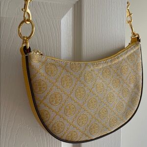 NWT Brand New ~ Tory Burch T Monogram Jacquard Mini Hobo